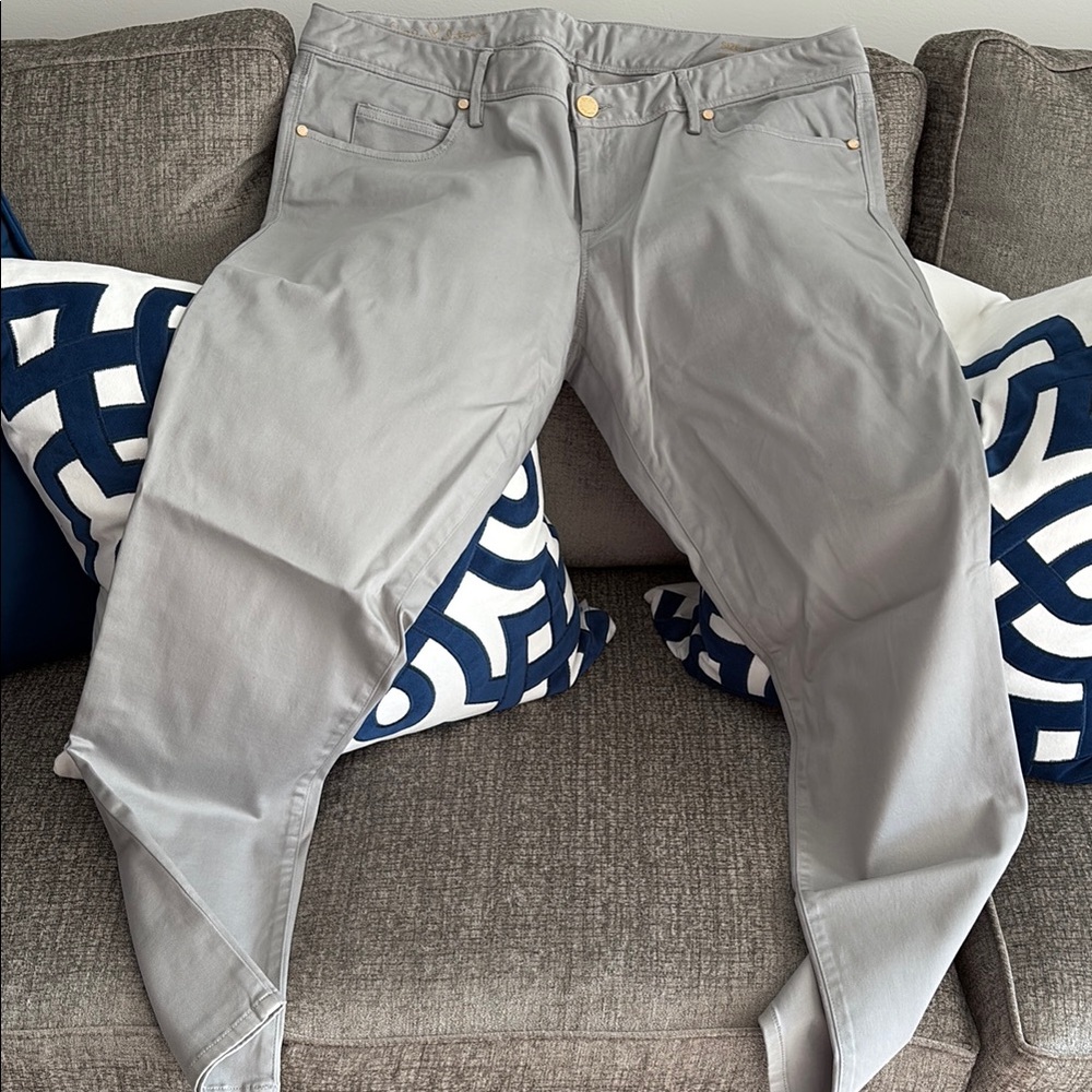 EUC Lilly Pulitzer Skinny Worth Sz 16 gray